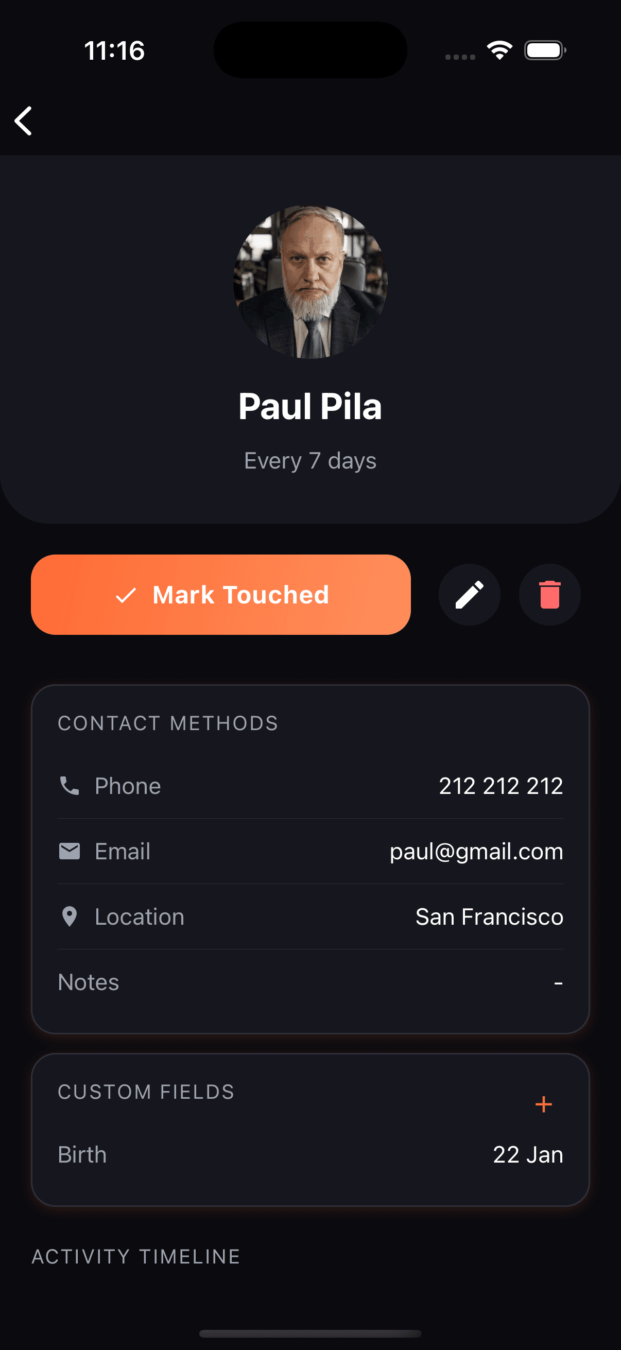 Contact Detail